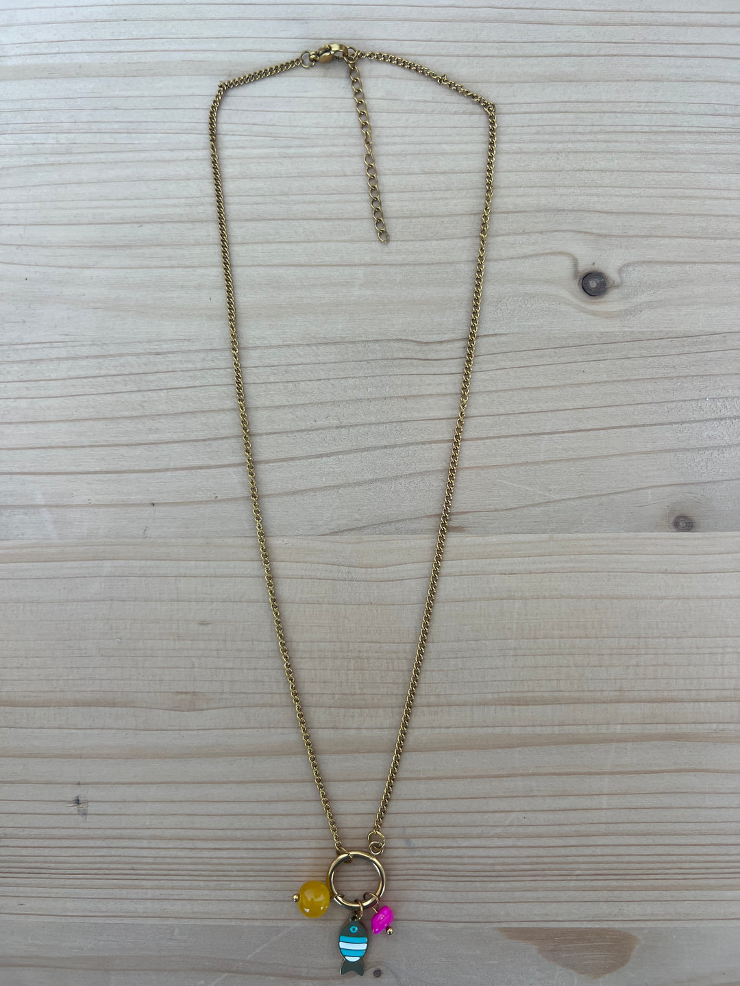 Collar Elio turquesa (acero)