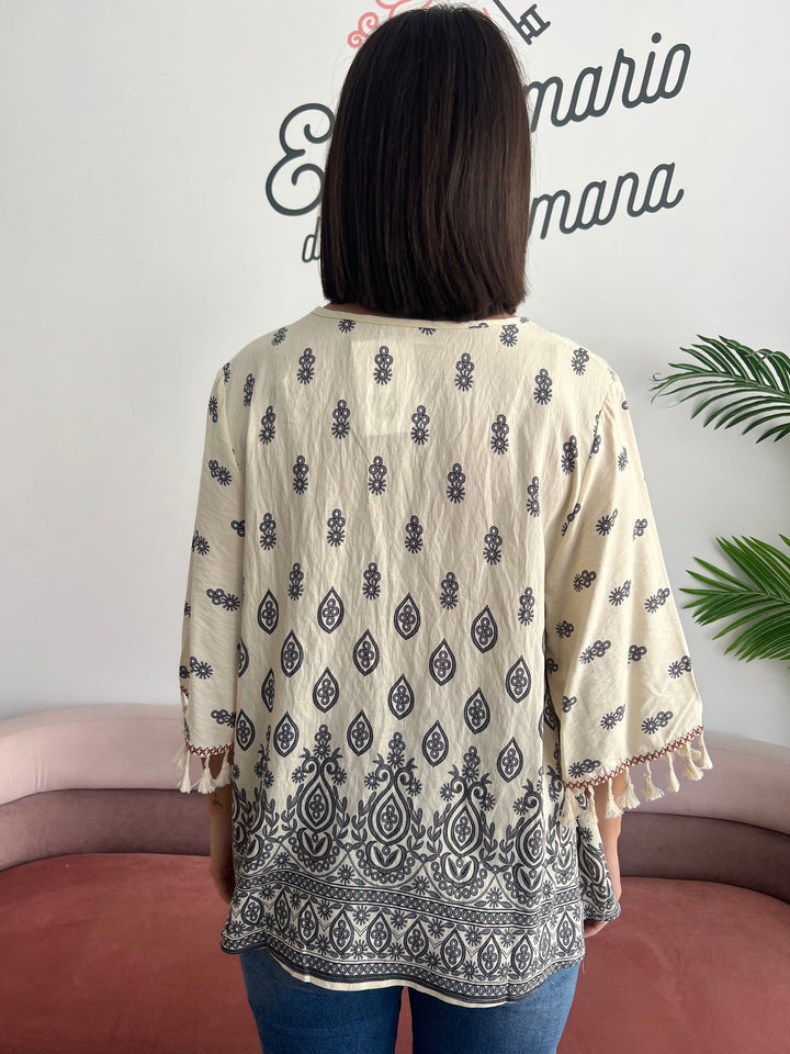 Blusa Sheila gris