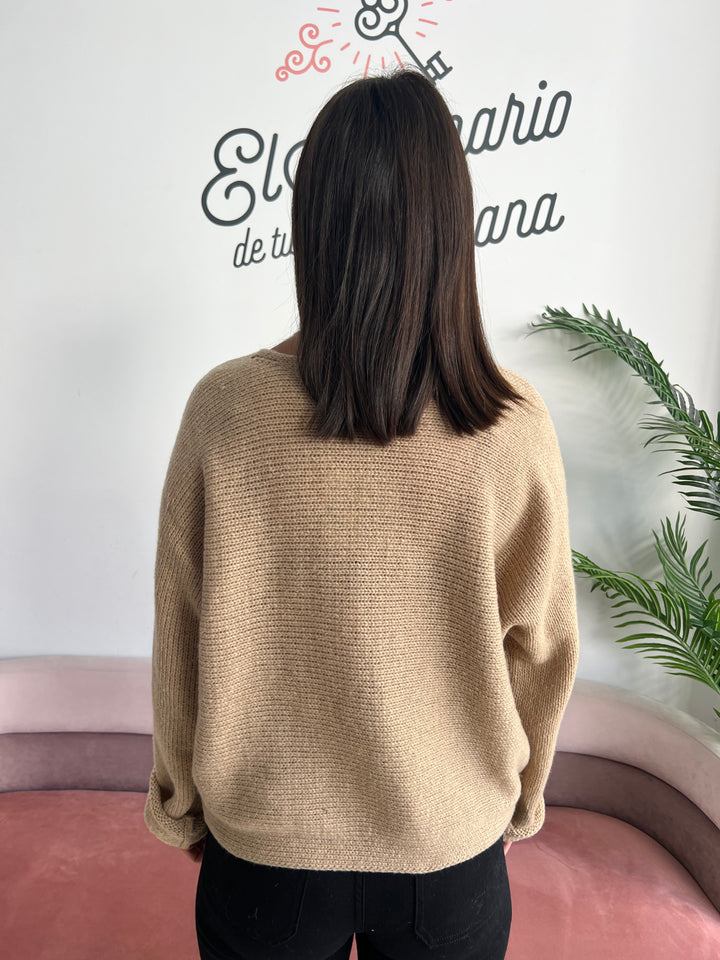 Jersey Almudena camel