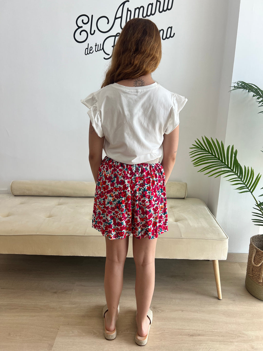 Short Martina rojo
