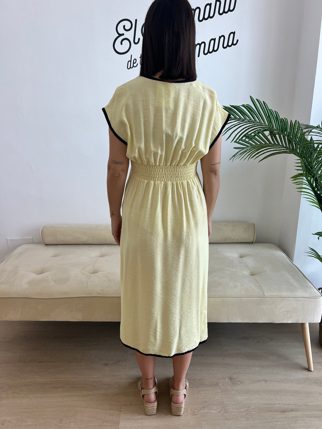 Vestido Selana amarillo