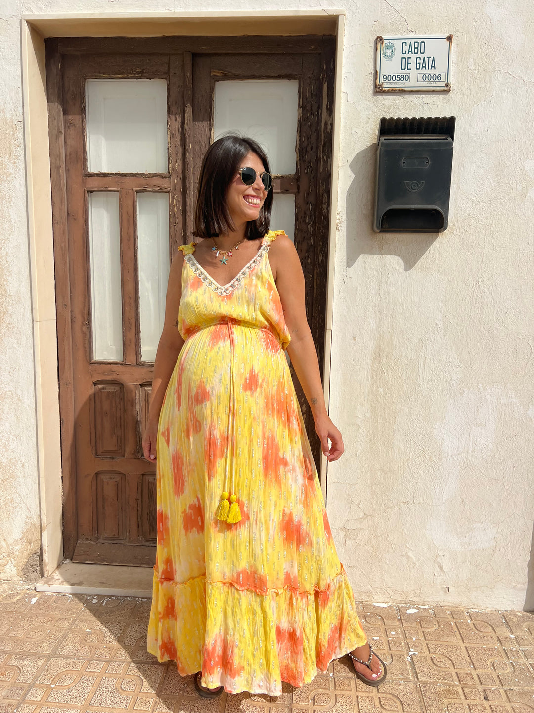 Vestido Conil naranja