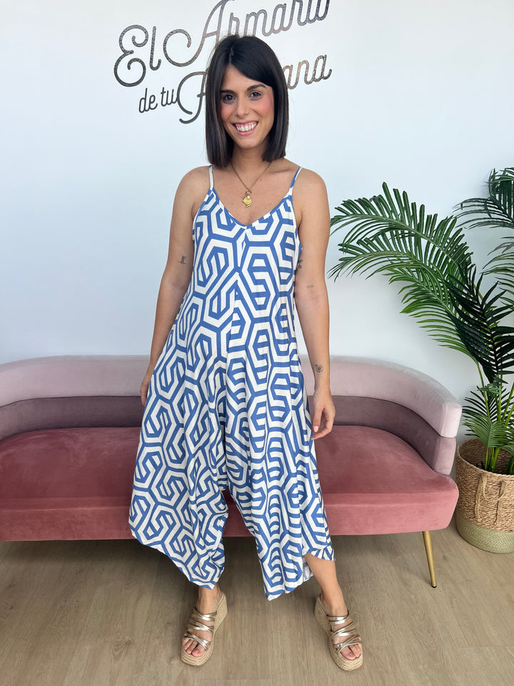 Mono Lady azul