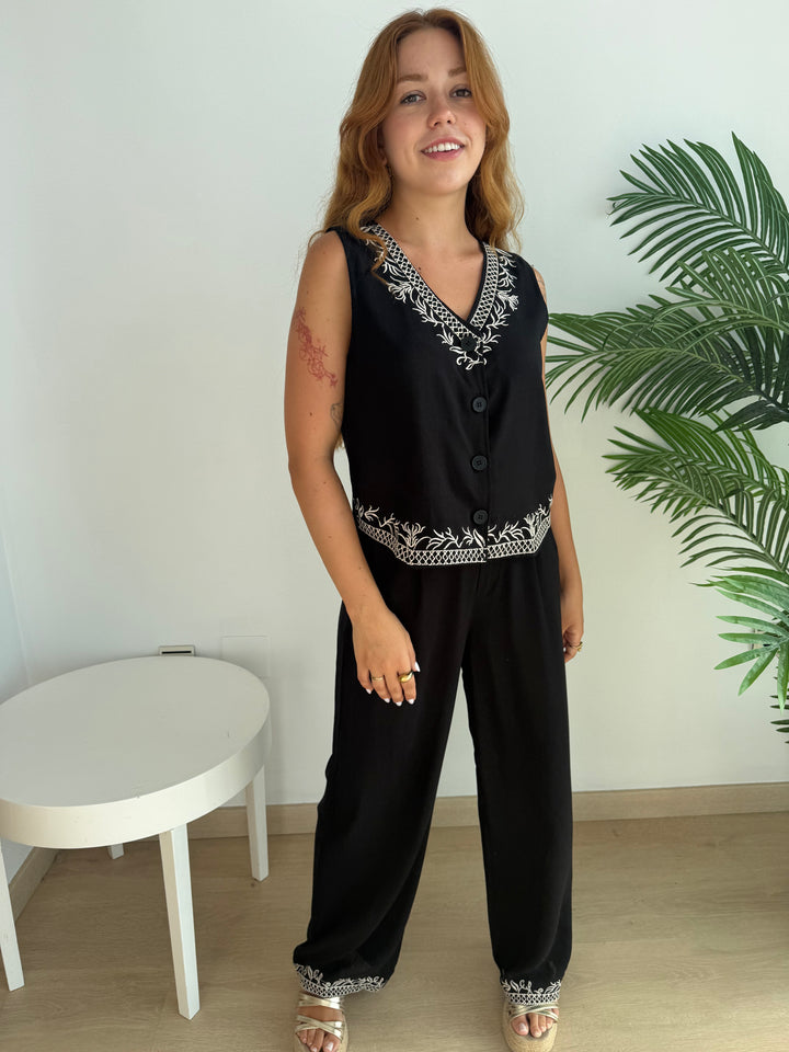 Conjunto Isabel negro