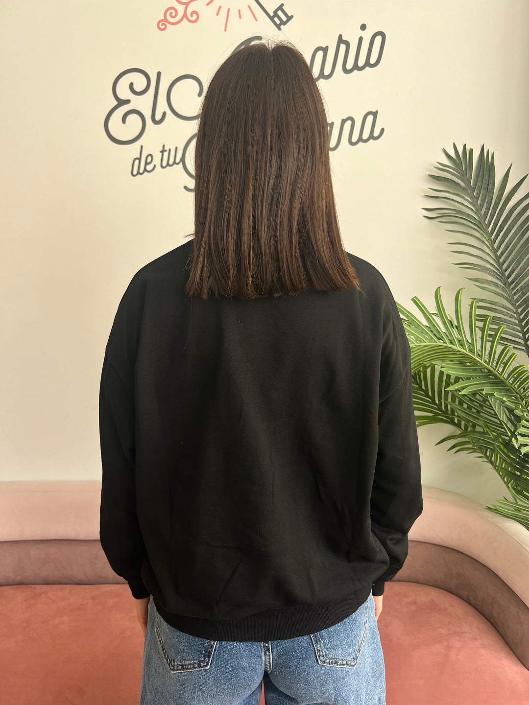 Sudadera New York negro