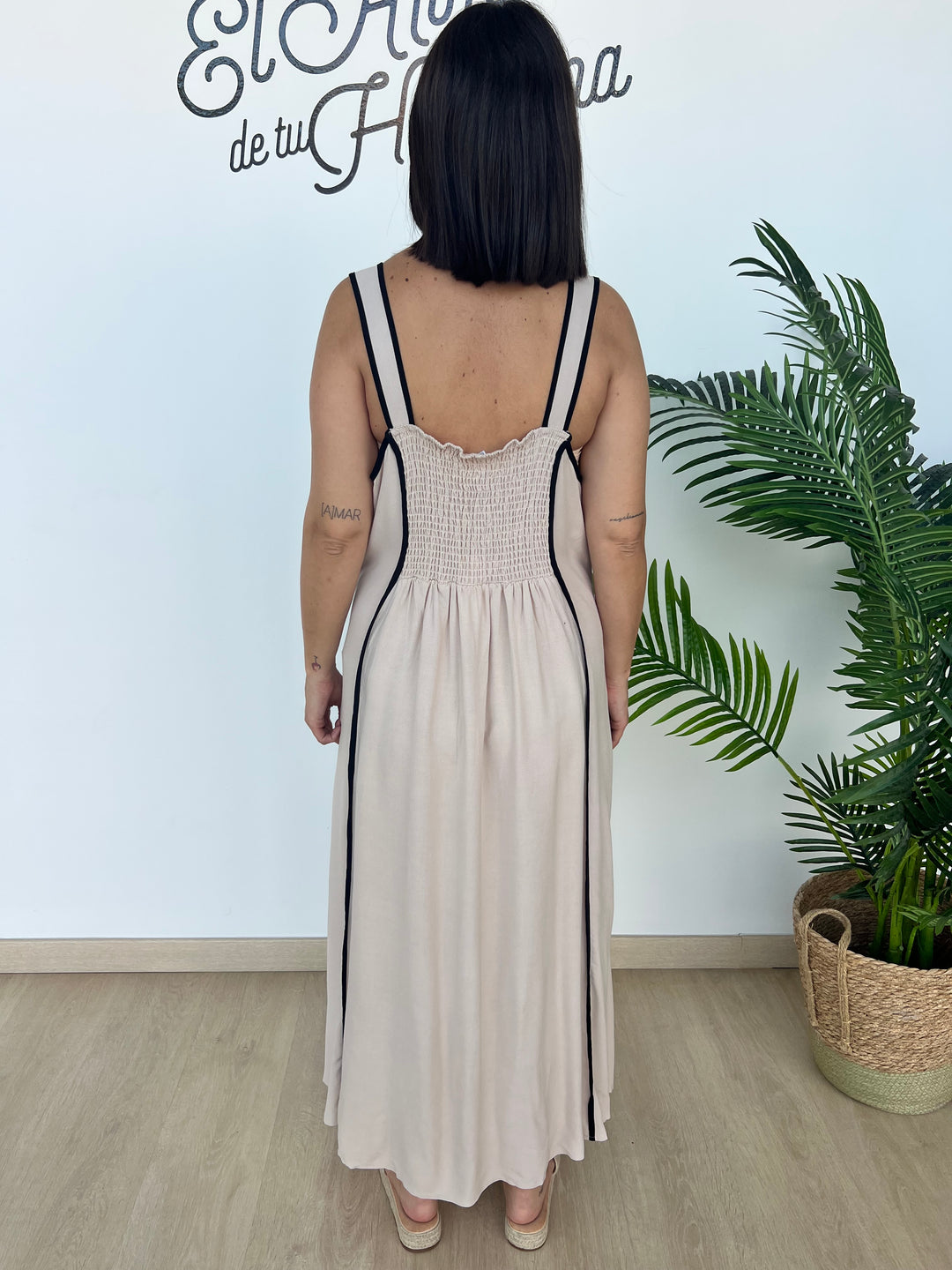 Vestido Woman beige