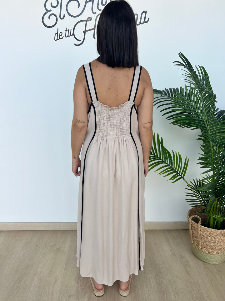 Vestido Woman beige