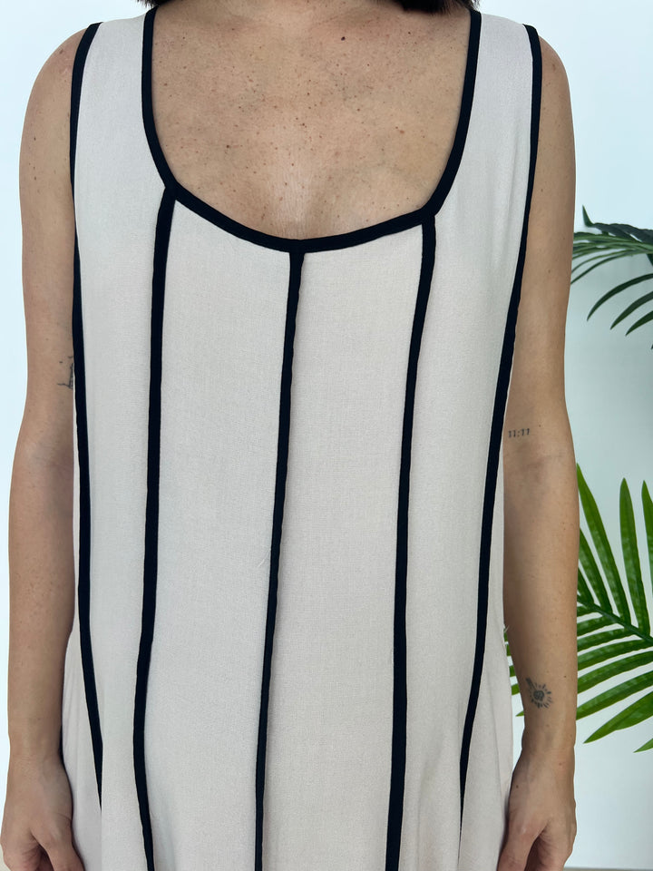 Vestido Woman beige