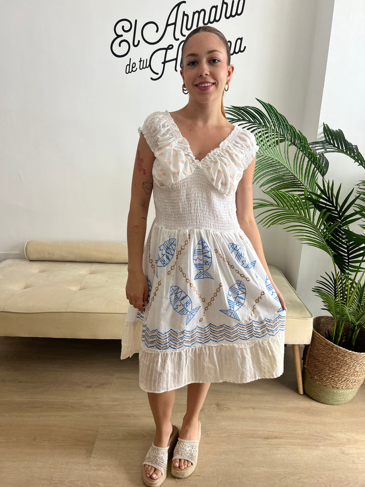 Vestido Marlon azul
