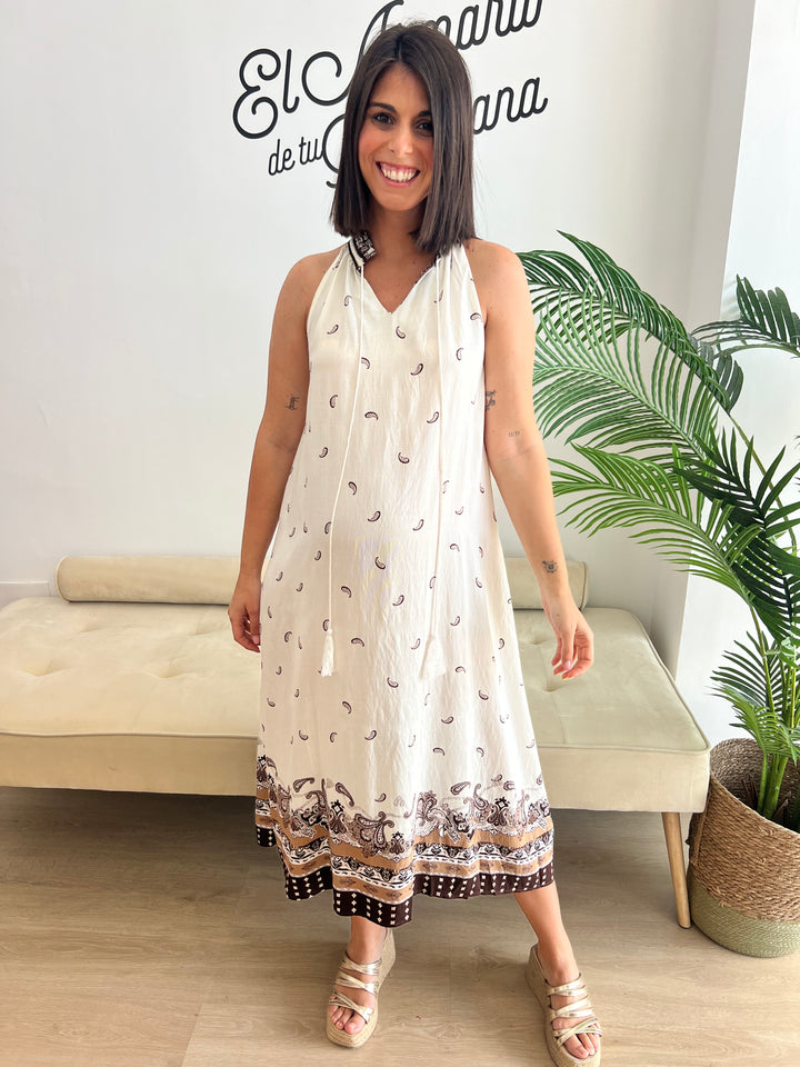 Vestido Maialen marrón