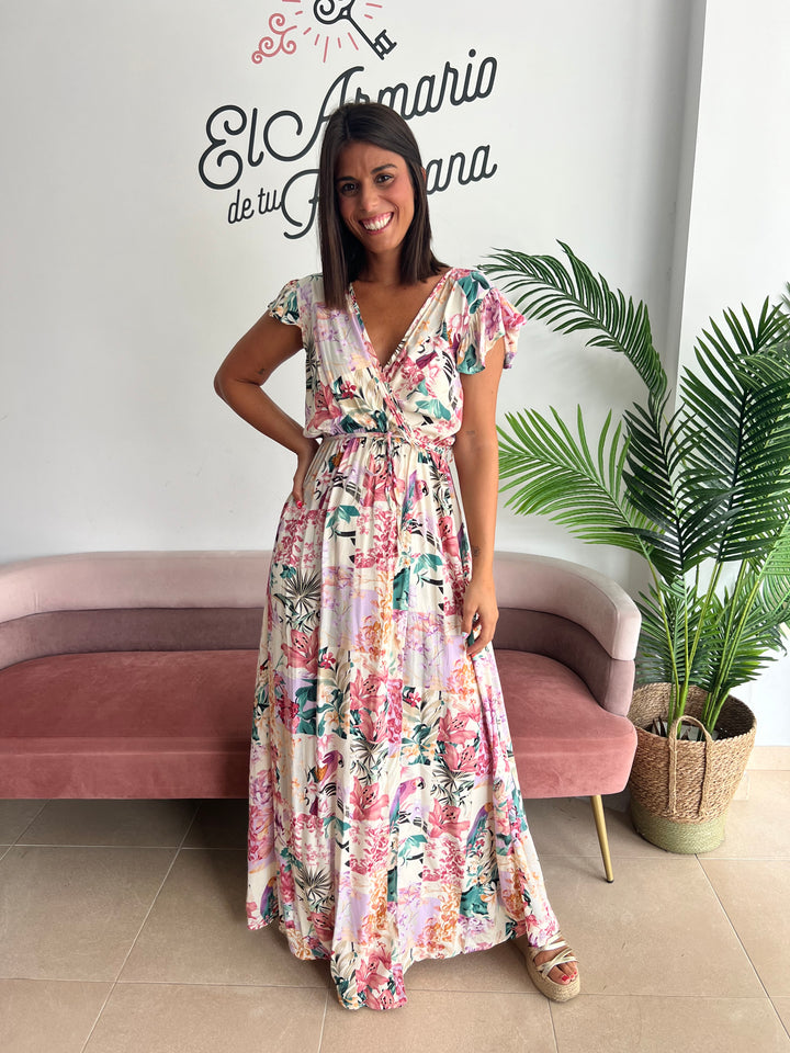 Vestido Ainhoa beige