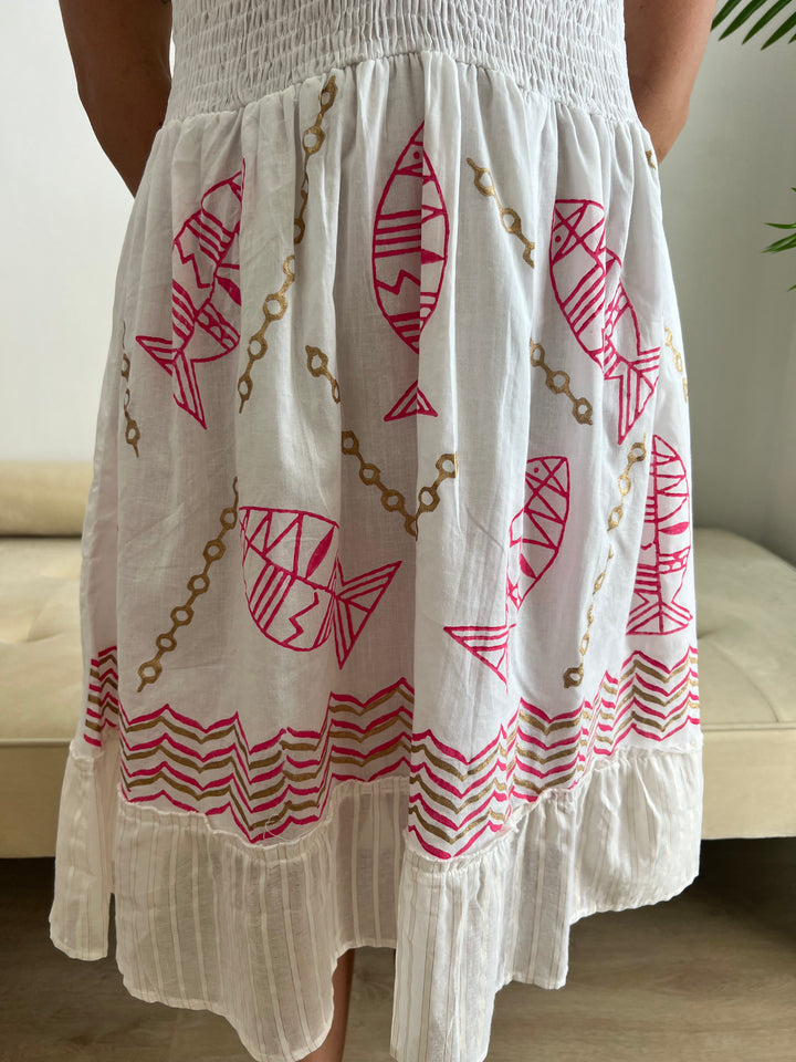 Vestido Marlon fucsia