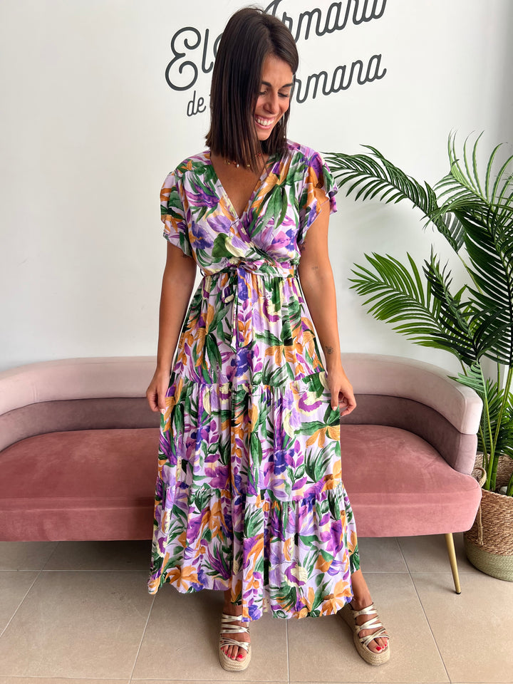 Vestido Valentina malva