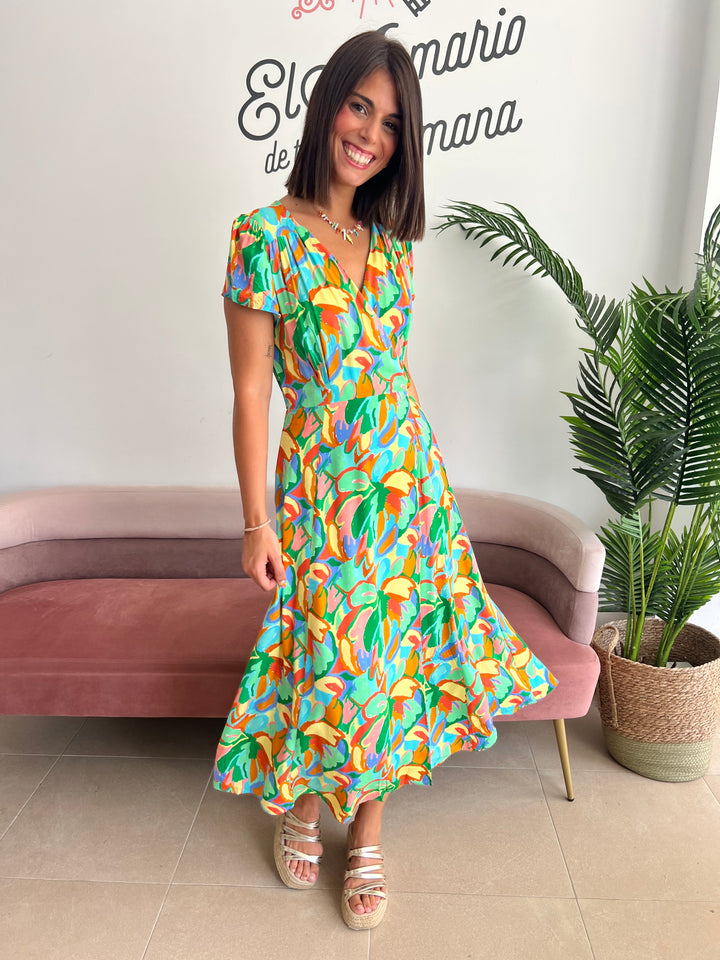 Vestido Isabel verde