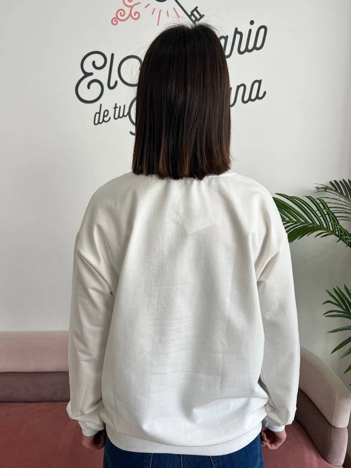 Sudadera You blanco