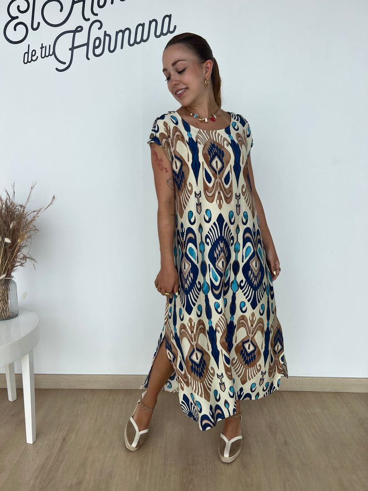 Vestido Morgane azul