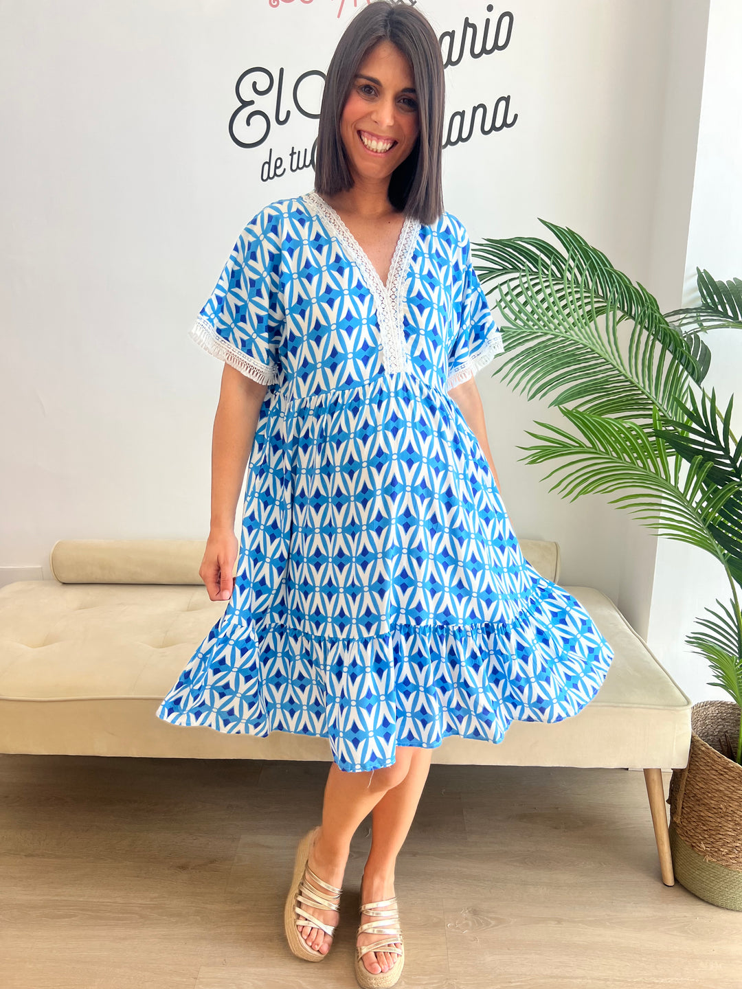 Vestido Amara azul