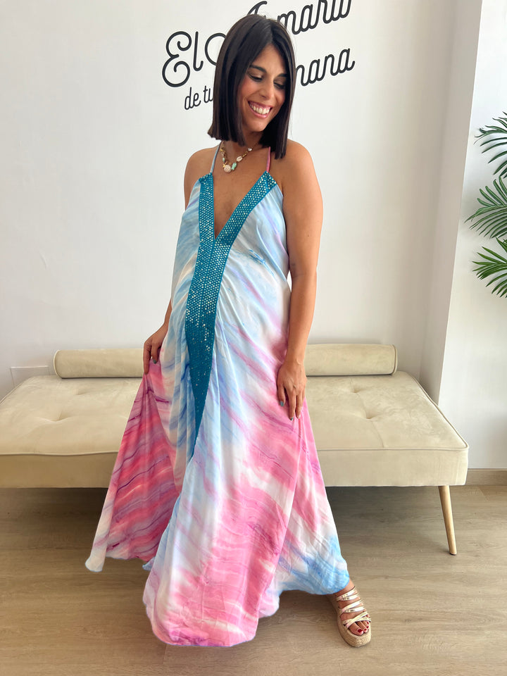 Vestido Bali azul