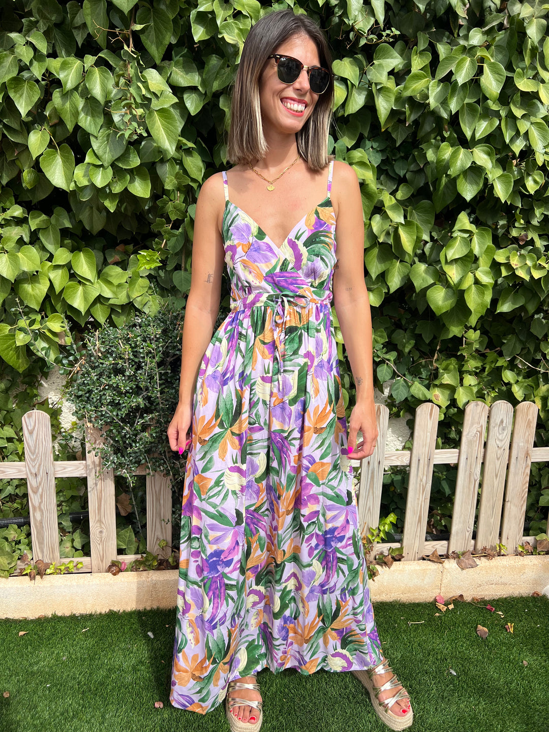Vestido Valeria malva