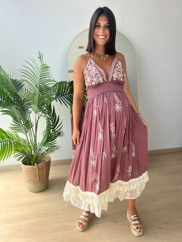 Vestido Manilva morado