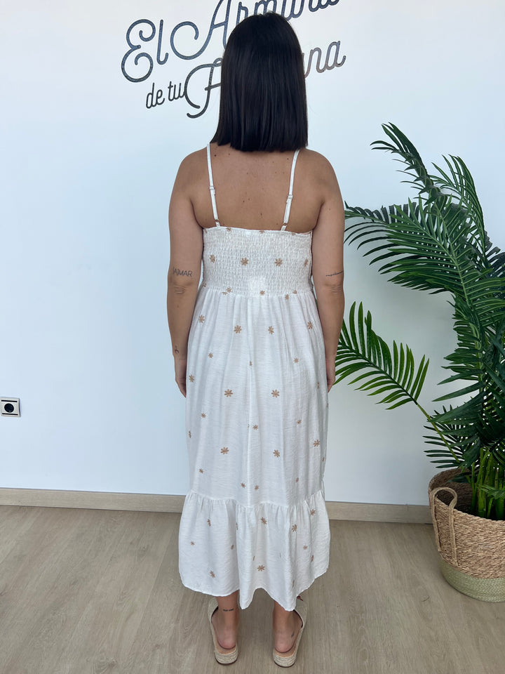 Vestido María beige