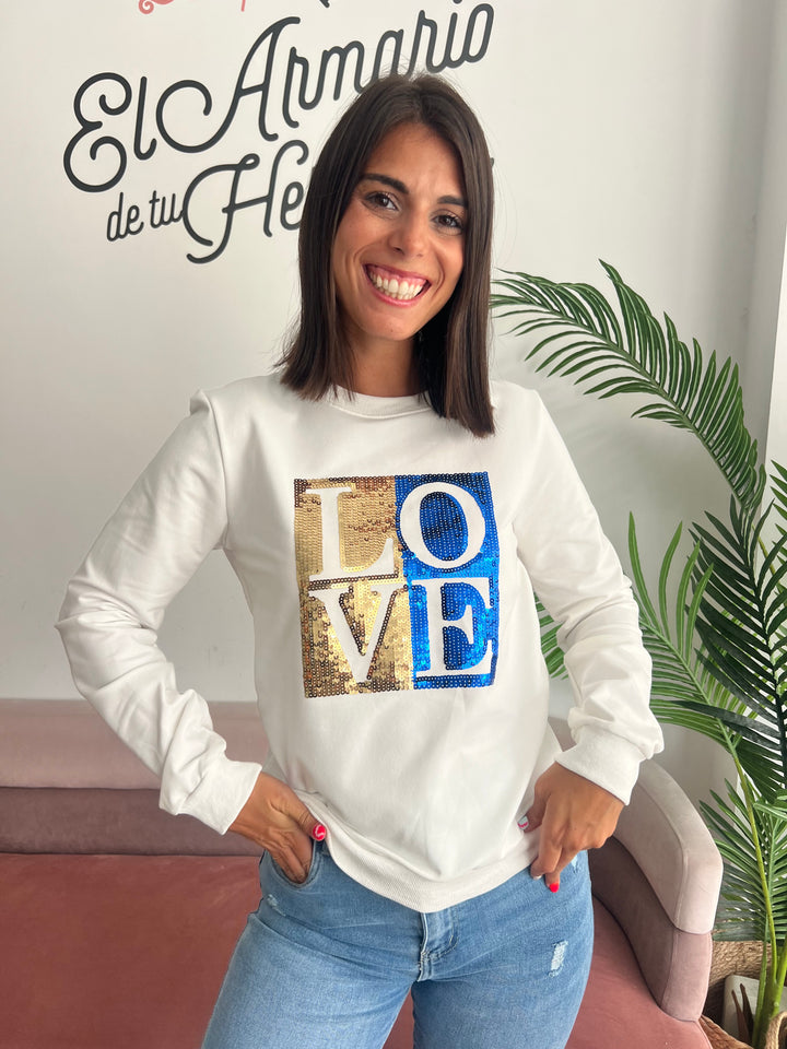 Sudadera Laly blanco