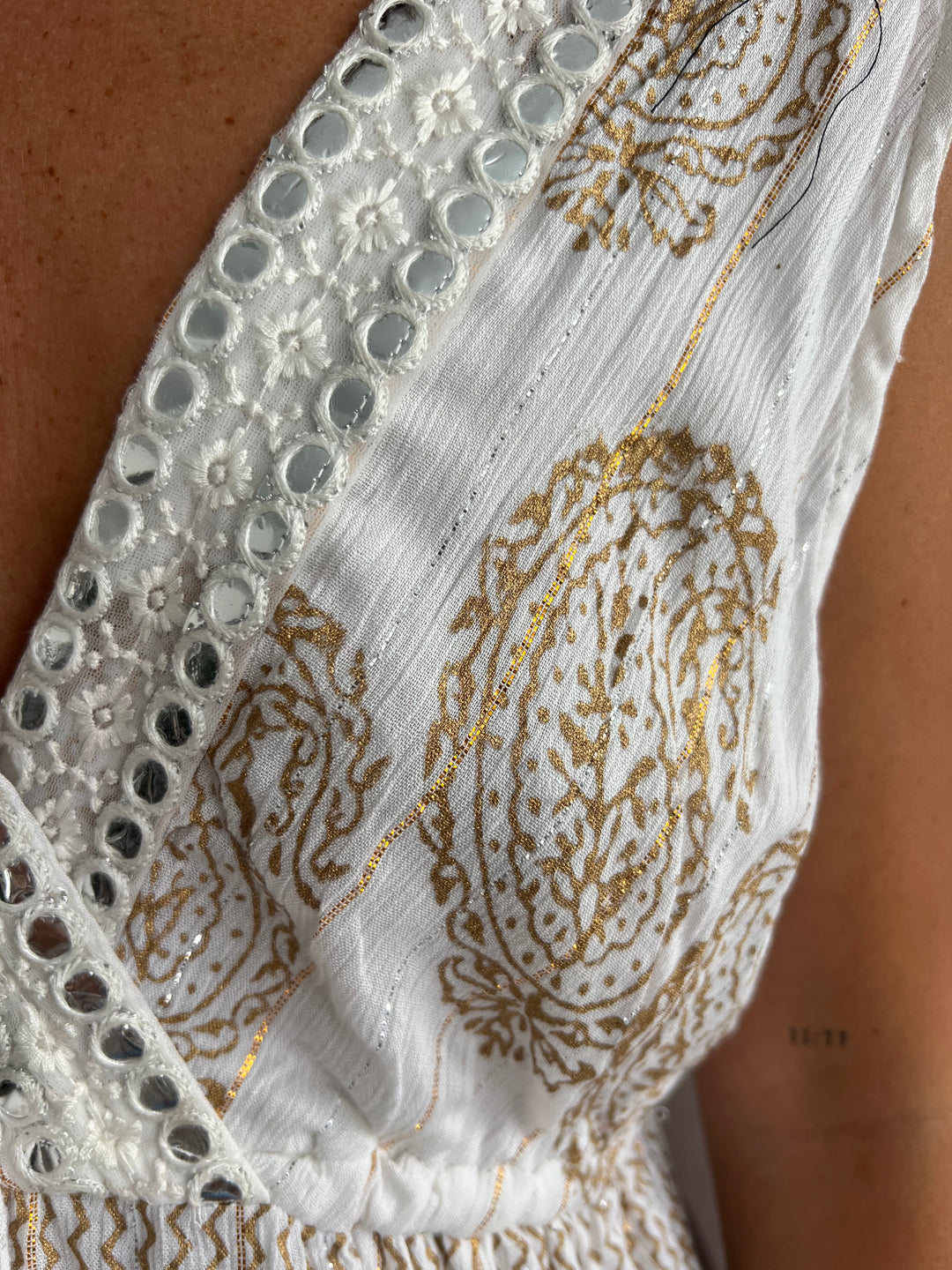 Vestido India blanco
