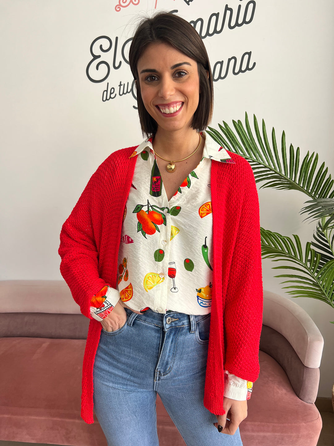 Chaqueta María rojo