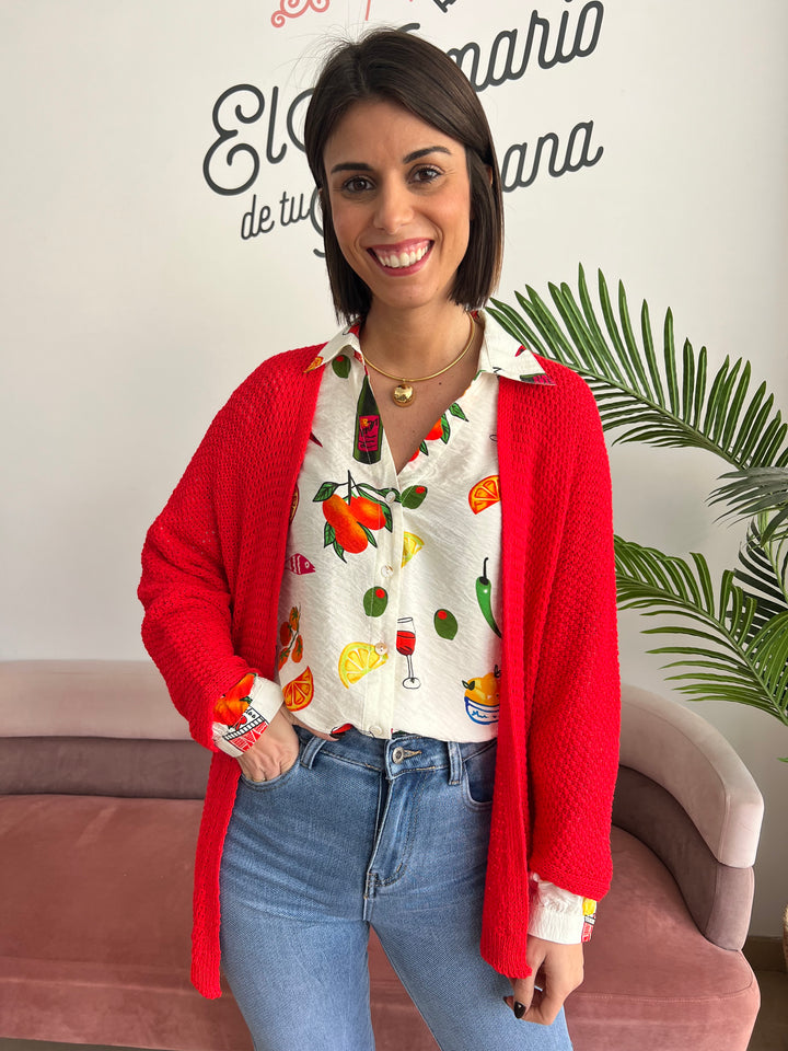 Chaqueta María rojo