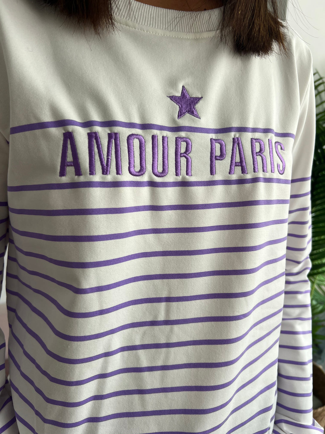 Sudadera Helen malva