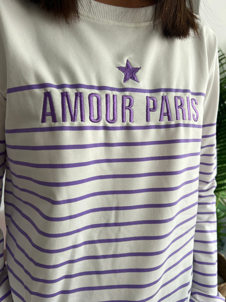 Sudadera Helen malva