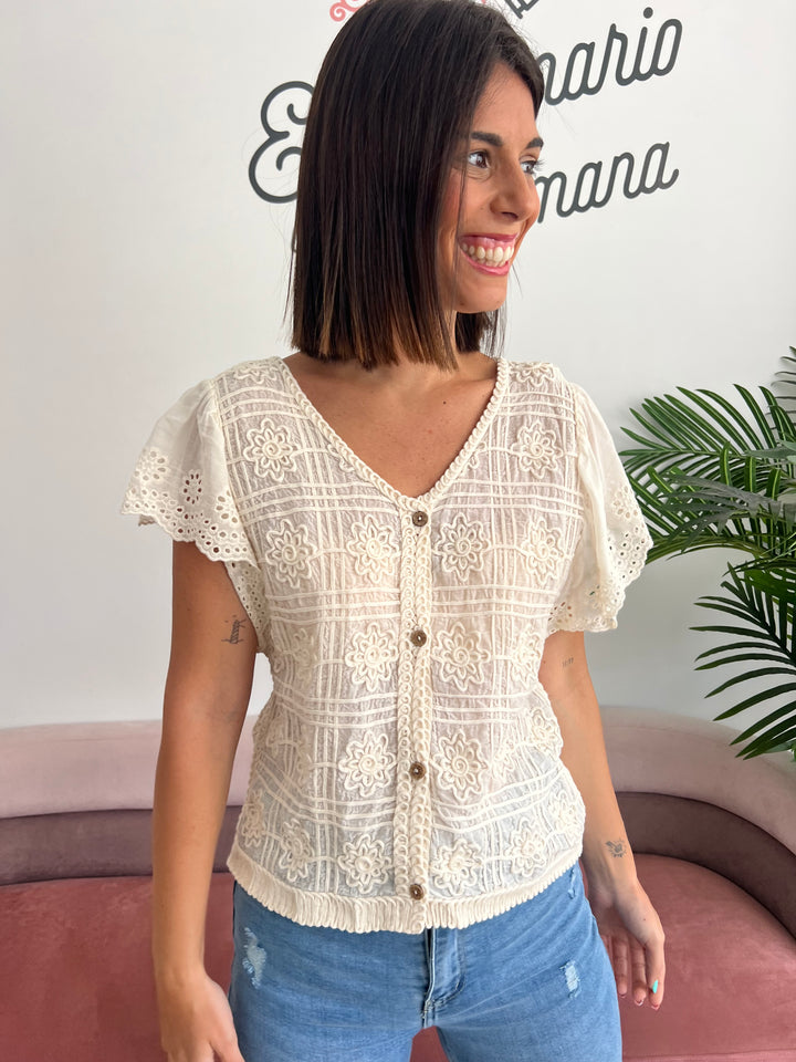 Chaqueta Oriana beige