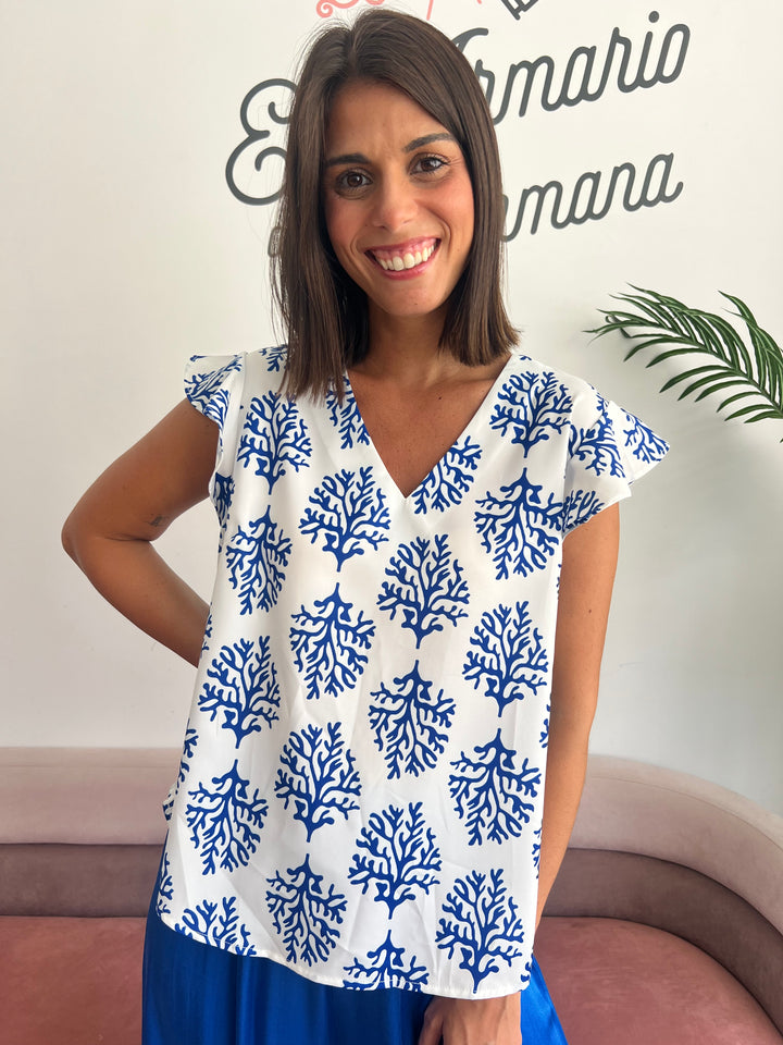 Blusa Mar azul