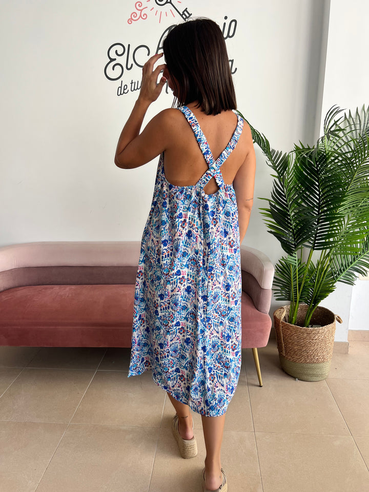 Vestido Francis azul