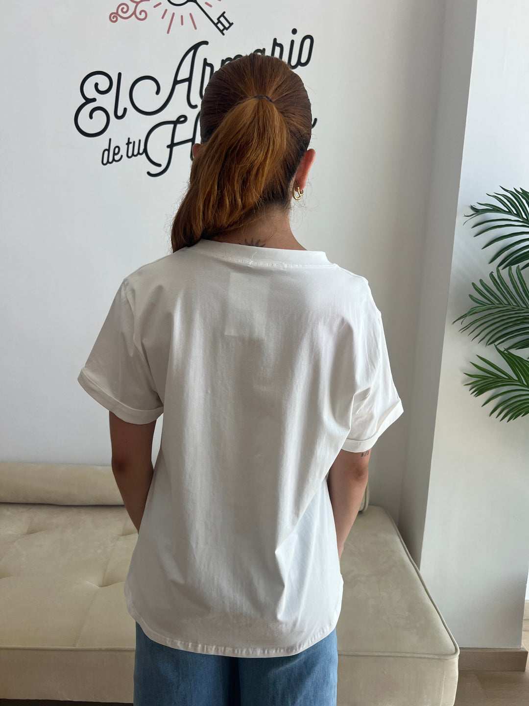 Camiseta Serena blanco