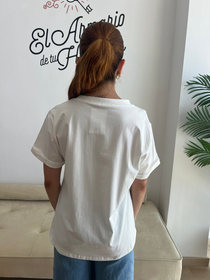 Camiseta Serena blanco