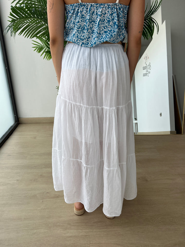Falda White