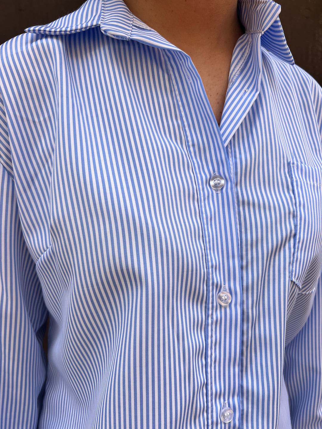 Camisa Rayas azul
