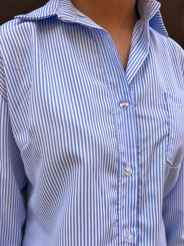 Camisa Rayas azul