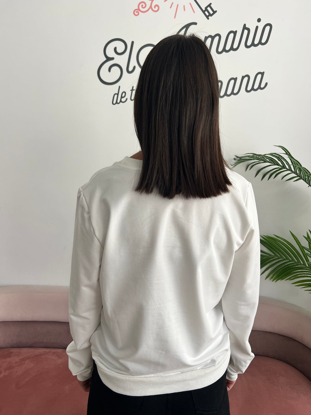 Sudadera Wild Life blanco