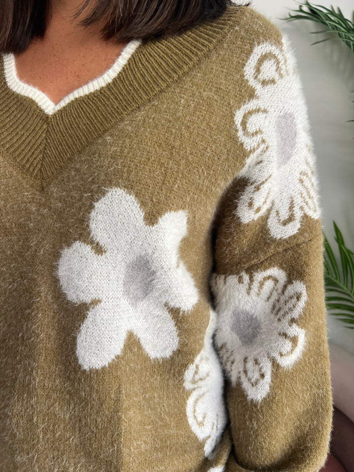 Jersey Sheila verde oscuro