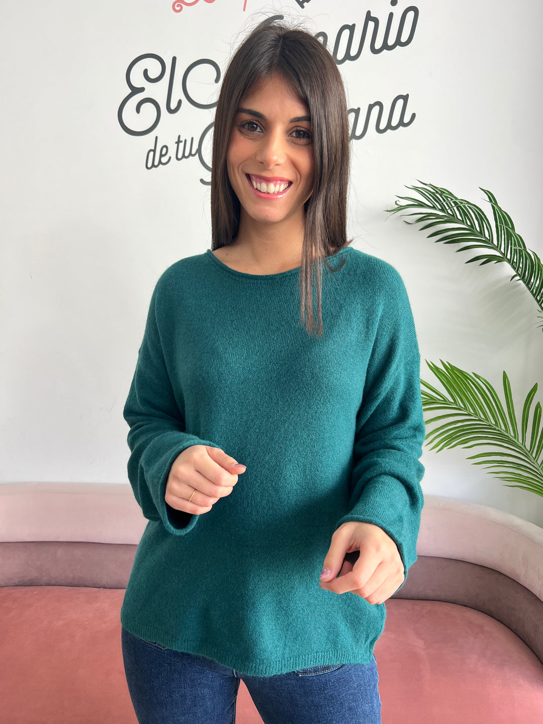 Jersey Manuela verde oscuro