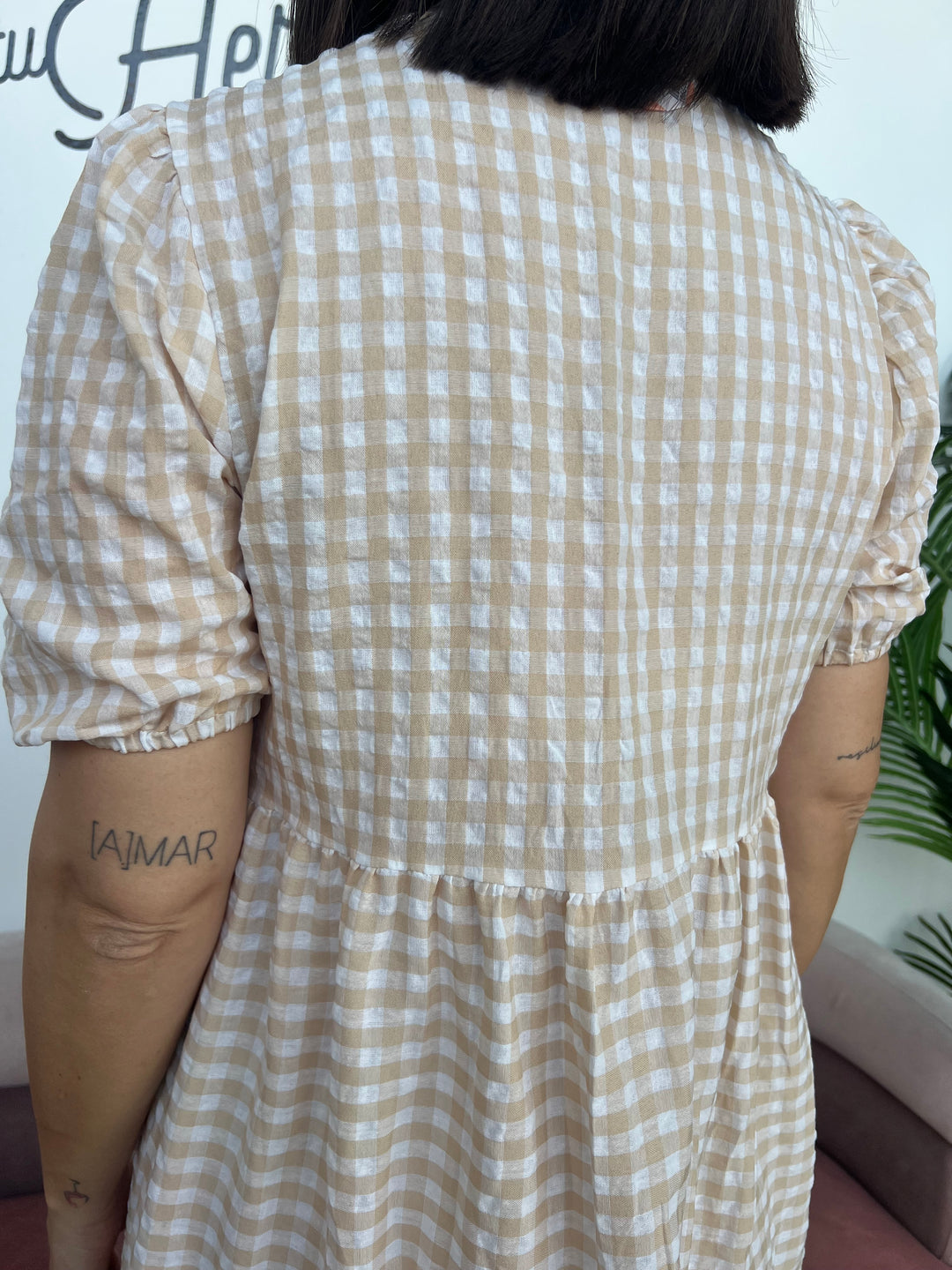 Vestido Lola beige