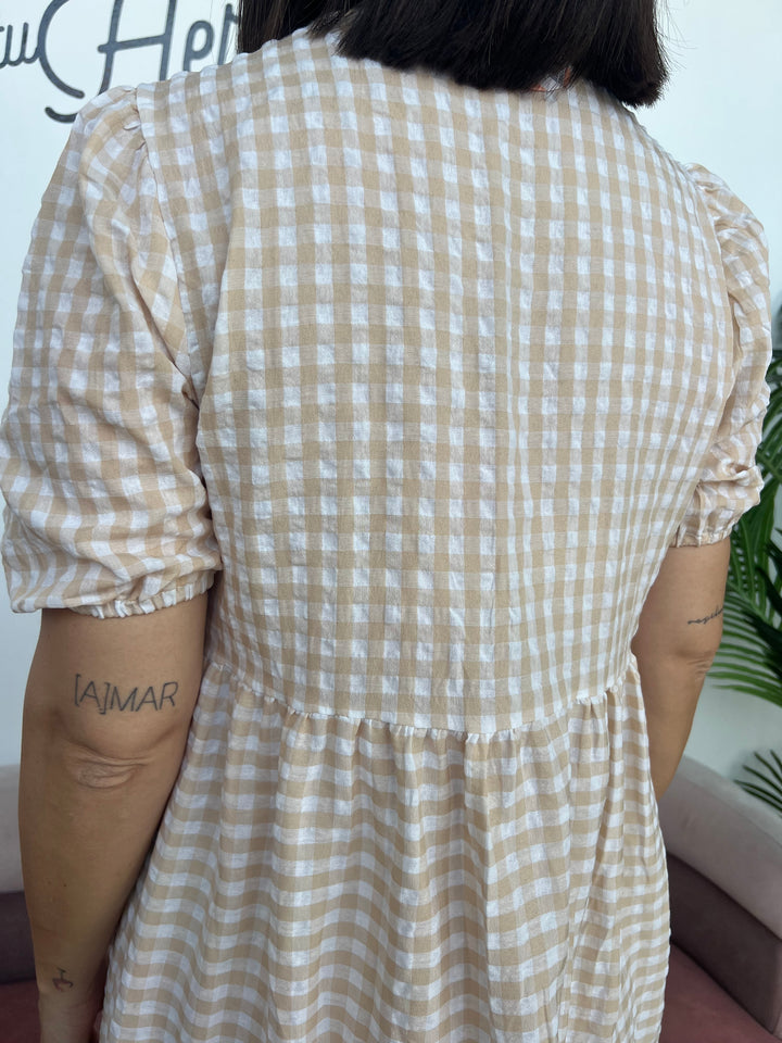 Vestido Lola beige