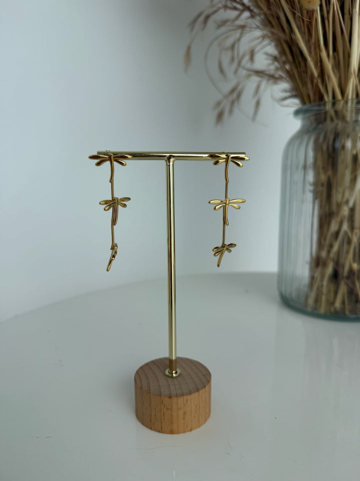 Pendientes Libélulas colgantes (acero)