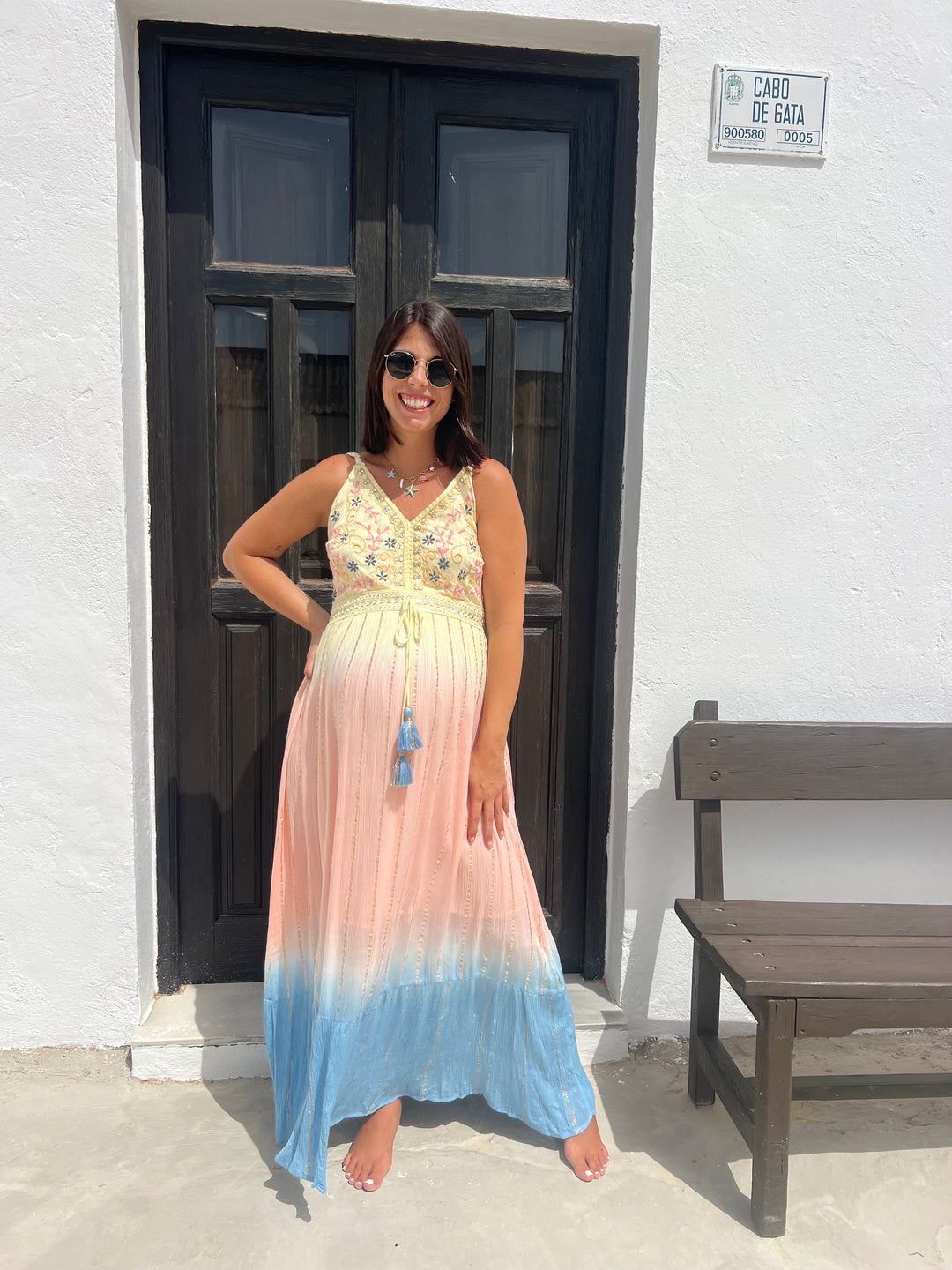 Vestido Tropea azul