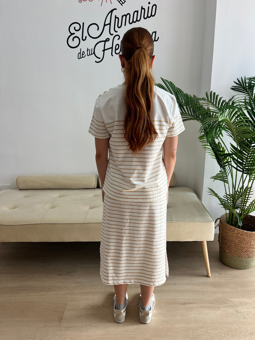 Conjunto Marine beige
