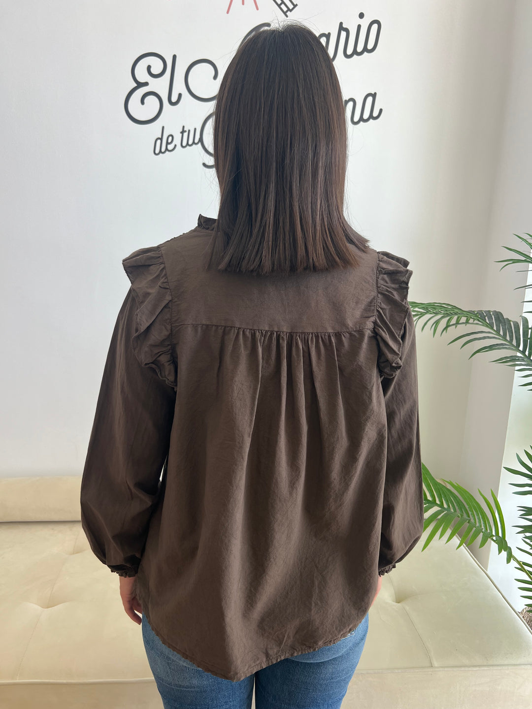 Blusa Santi marrón