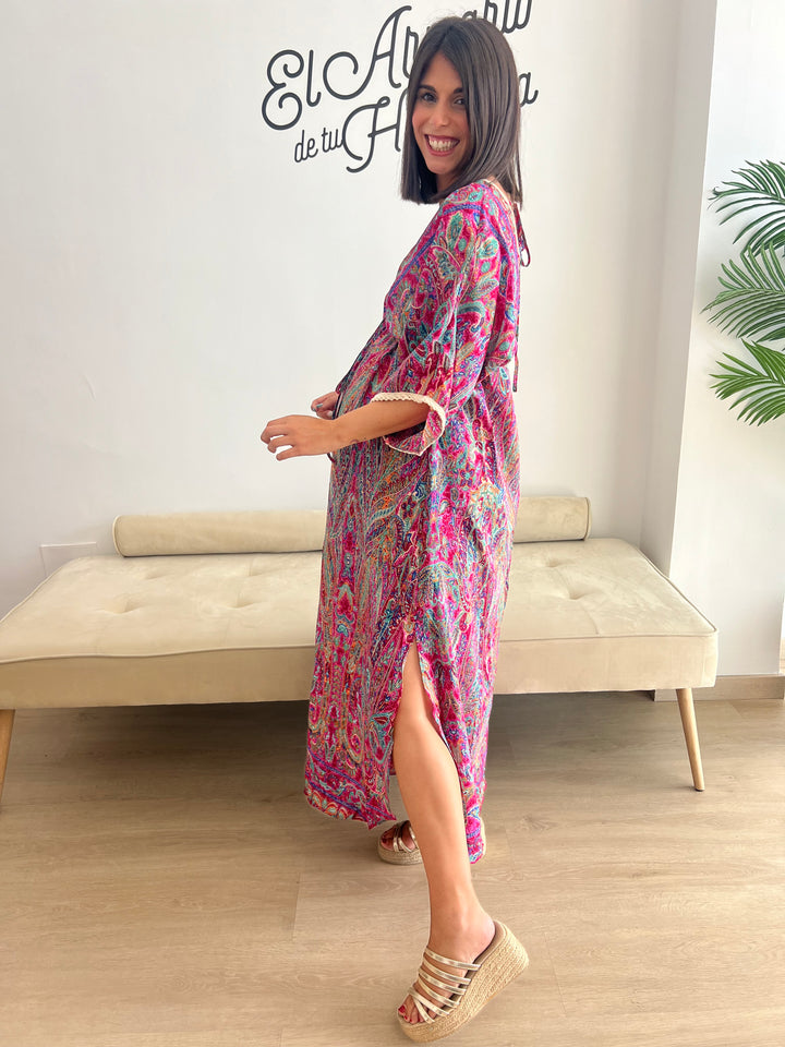 Vestido Selena fucsia