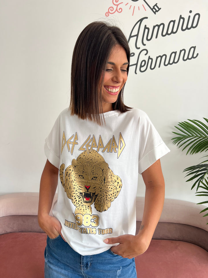 Camiseta 1983 dorado
